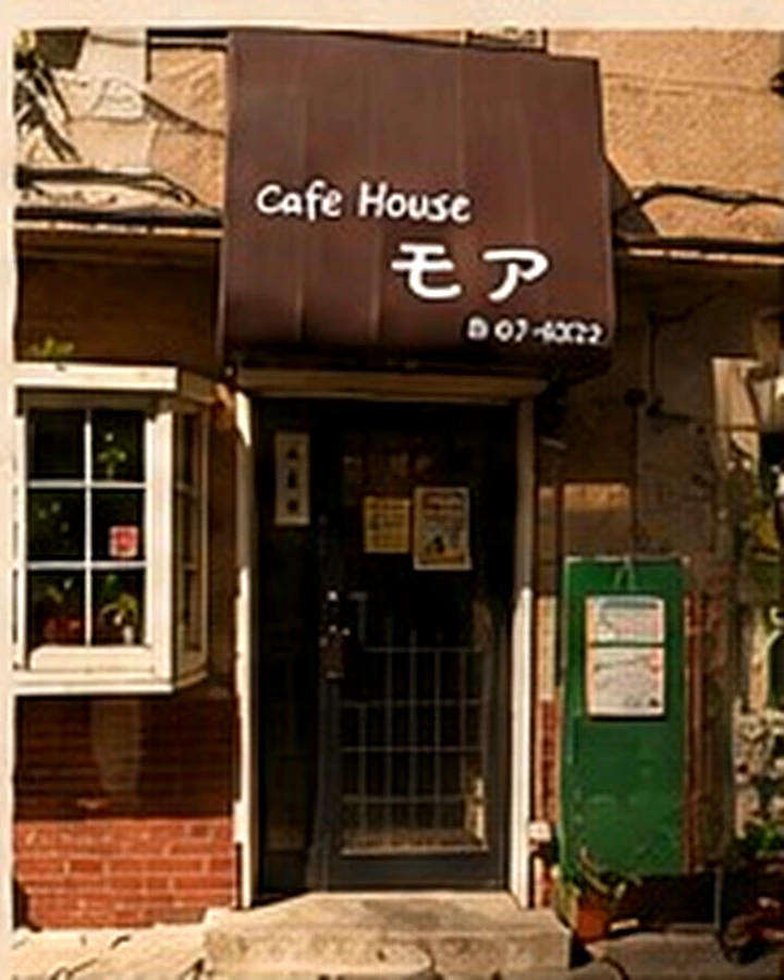 Cafe House モアの入口